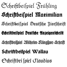 German Black Letter Font