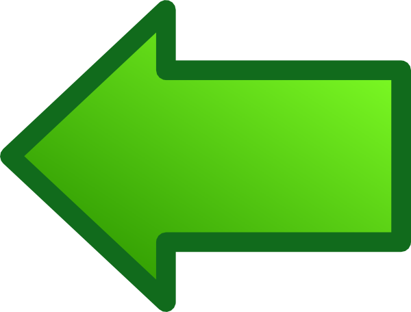 Green Left Arrow Clip Art