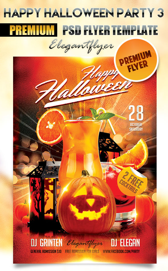 Halloween Party Flyer Template