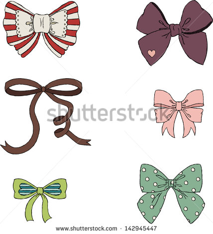 Hand Drawn Bow Illustration Hand Drawn Bow Illustration