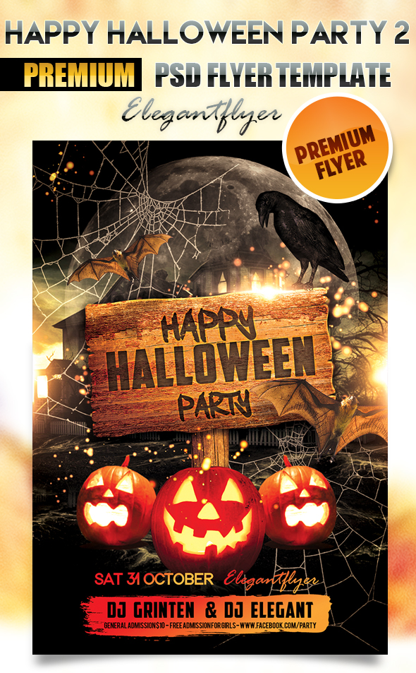 Happy Halloween Party Flyer