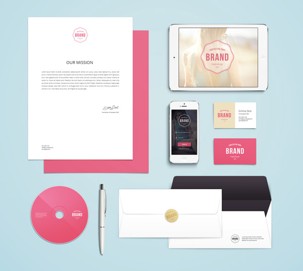 Identity Branding Mockup Template Identity Branding Mockup Template