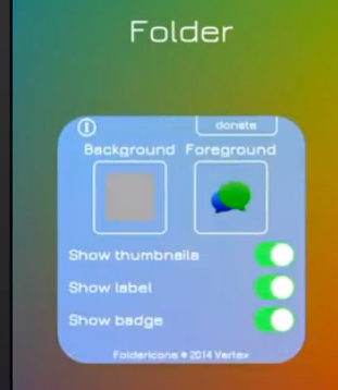 iOS 8 iPhone Folder Icon