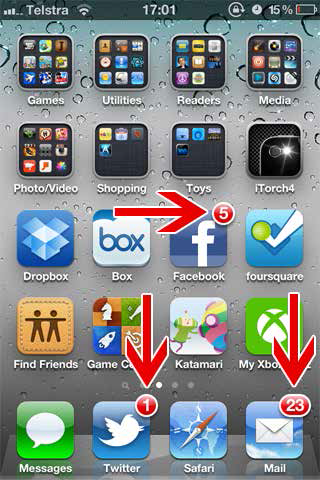 iPhone Notification Icons iPhone Notification Icons