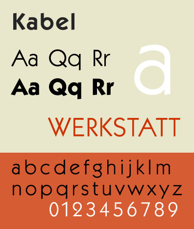 Kabel Font Kabel Font