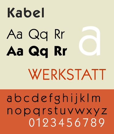 Kabel Font