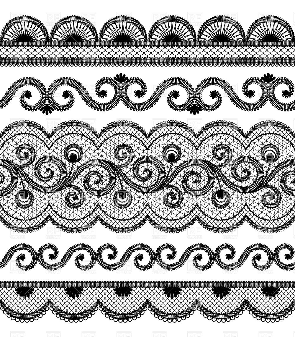 Lace Border Vector Free Lace Border Vector Free
