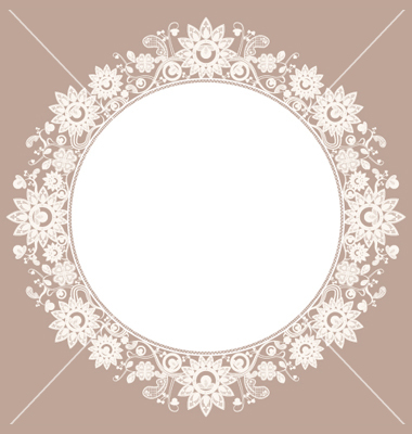 Lace Frame Vector Lace Frame Vector