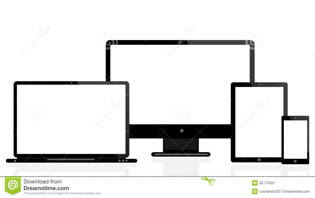 Laptop Tablet Mobile Icon Laptop Tablet Mobile Icon