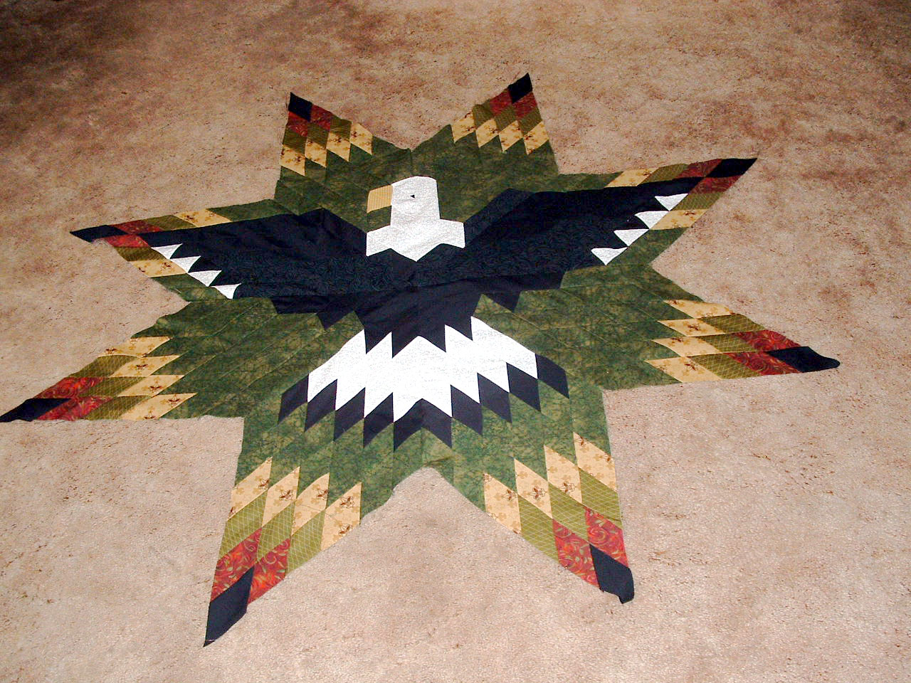 Lone Star Eagle Quilt Pattern