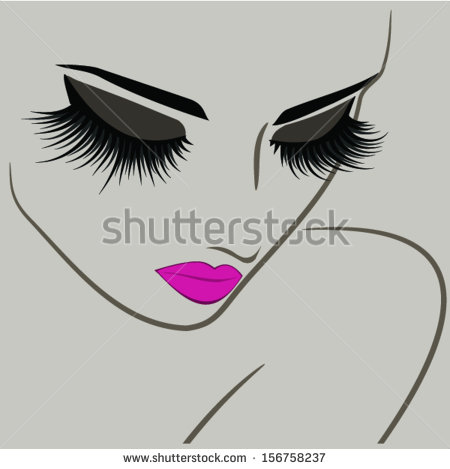 Long Lashes Clip Art