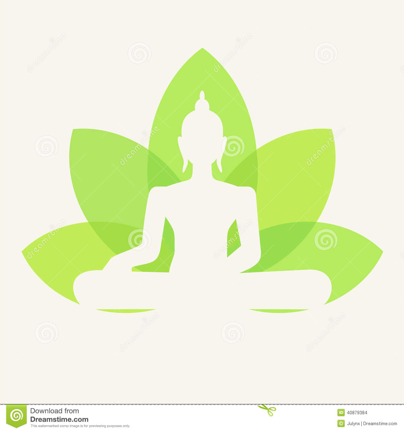 Lotus Flower Silhouette Vector