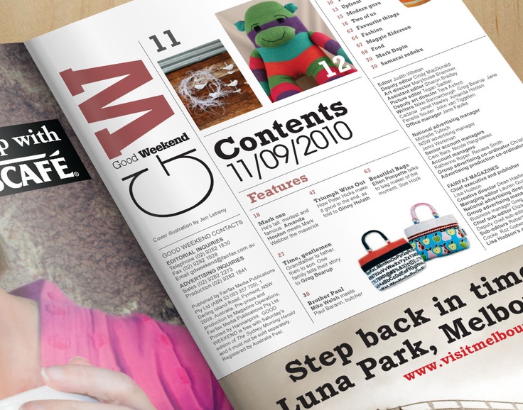 Magazine Contents Page Magazine Contents Page