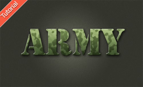 Military Photoshop Text