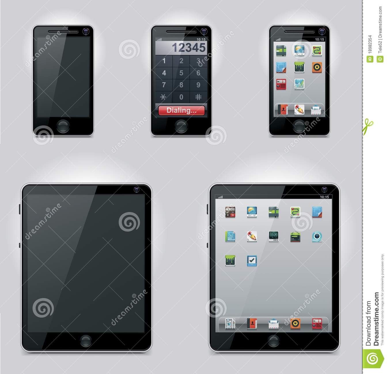 Mobile Icons Tablet Computer