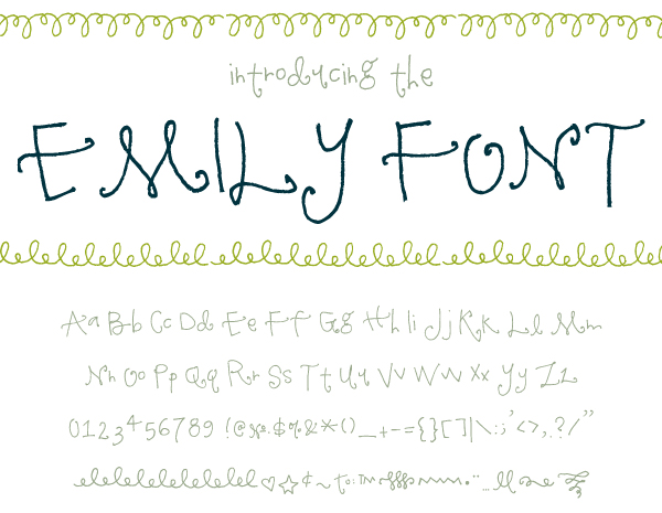 My Handwriting Font