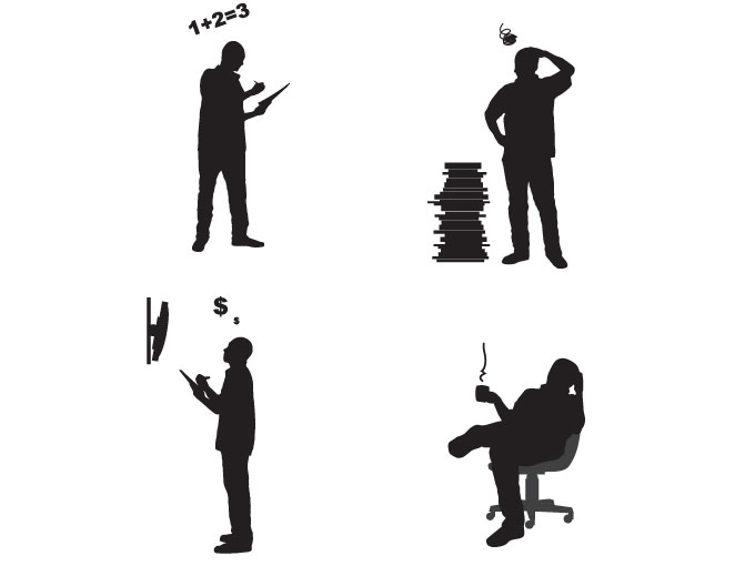 Office People Silhouette