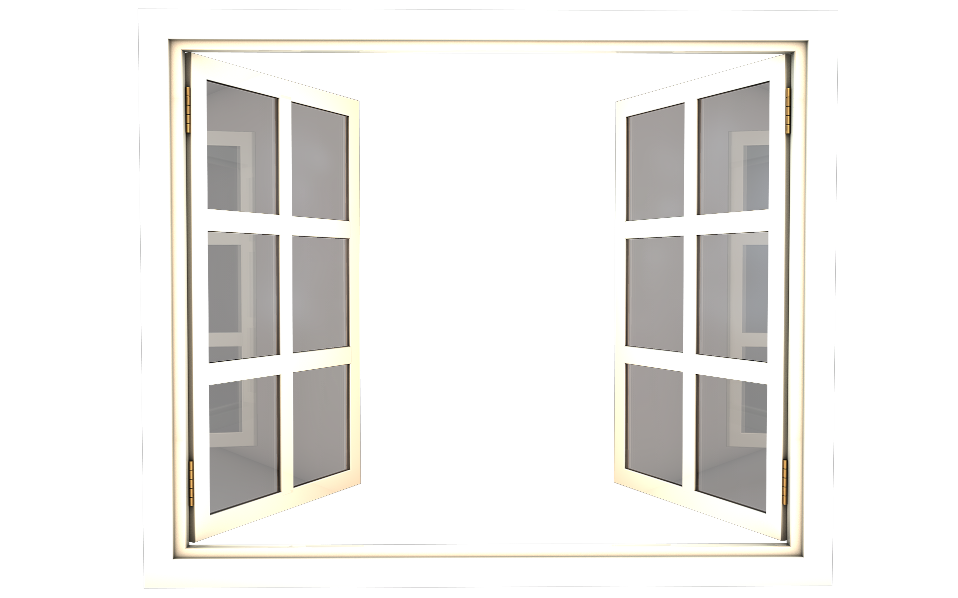 Open Window Frame