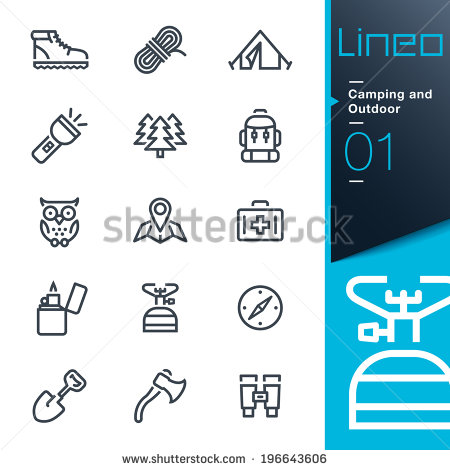 Outdoors Camping Icons