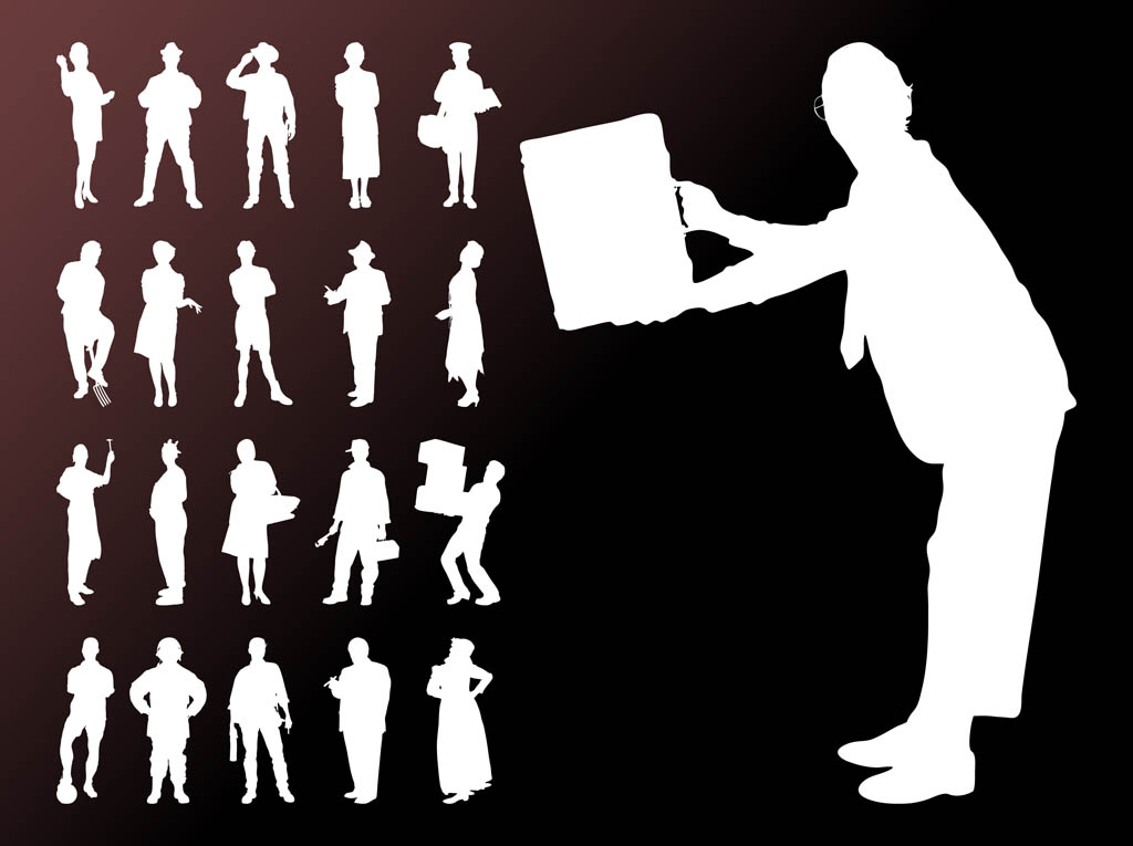 People Silhouettes Free Graphics