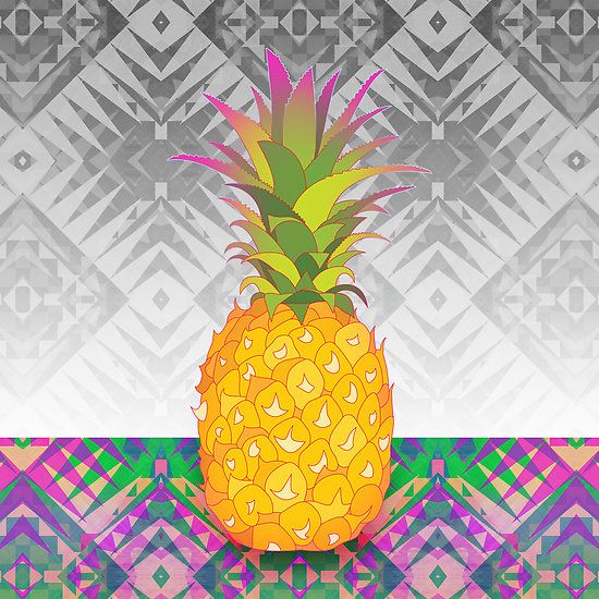 Pineapple Graphic Art Pineapple Graphic Art