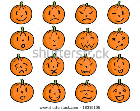Pumpkin Facial Expressions Clip Art Pumpkin Facial Expressions Clip Art