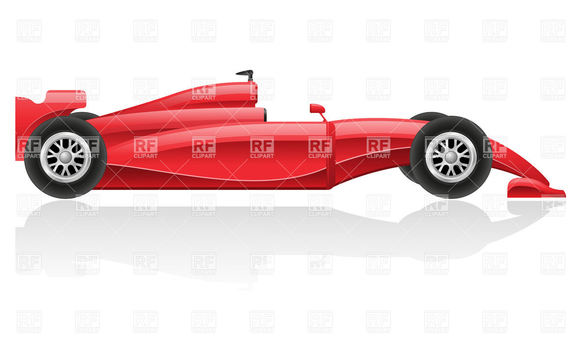 Race Car Side View Clip Art