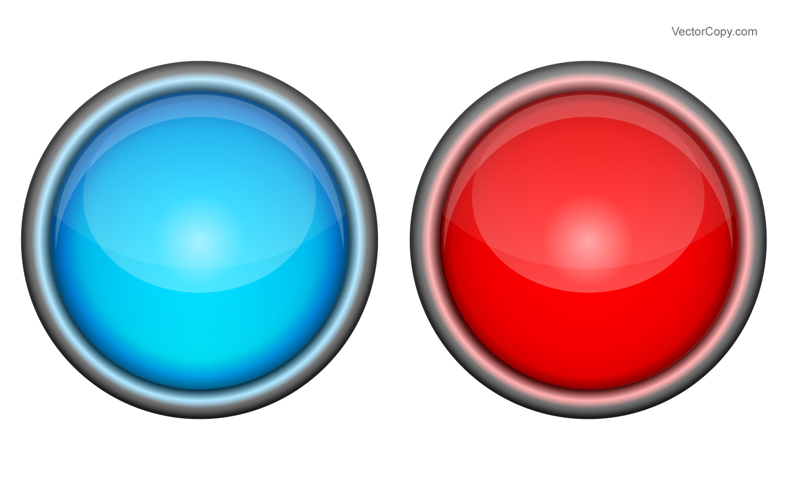 Red Button Icon