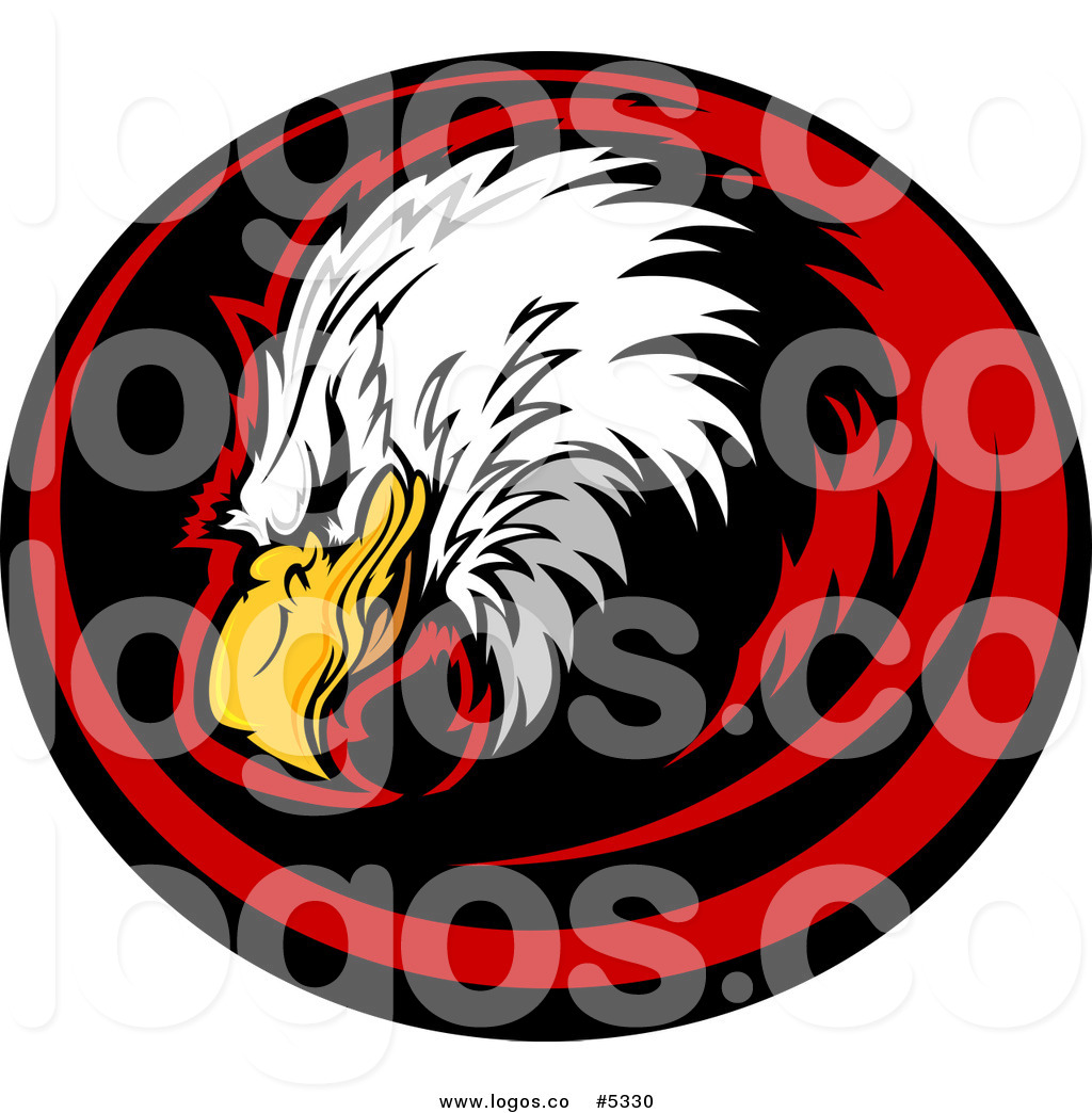 Red Eagle Head Logo