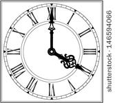 Roman Numeral Clock Face