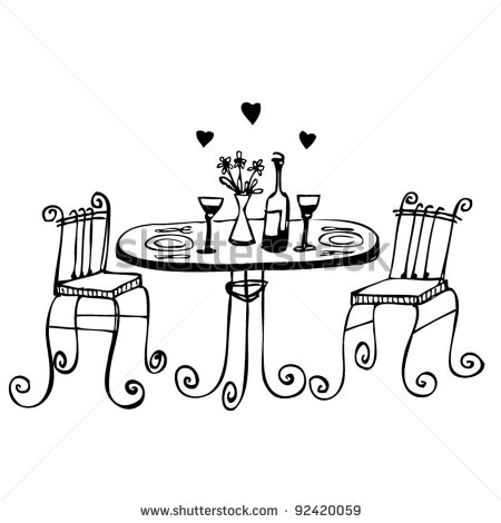 Romantic Date Night Clip Art