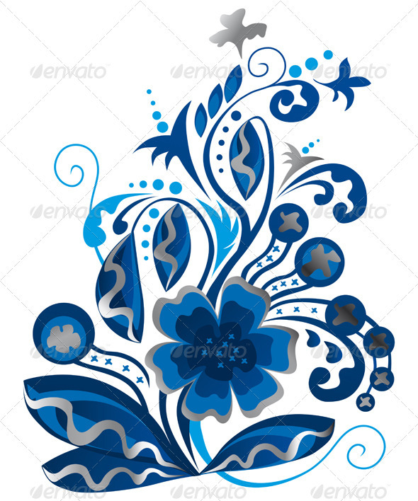 Royal Blue and Silver Swirl Backgrounds Vector Royal Blue and Silver Swirl Backgrounds Vector