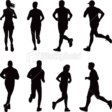 Runner Silhouette Vector Free