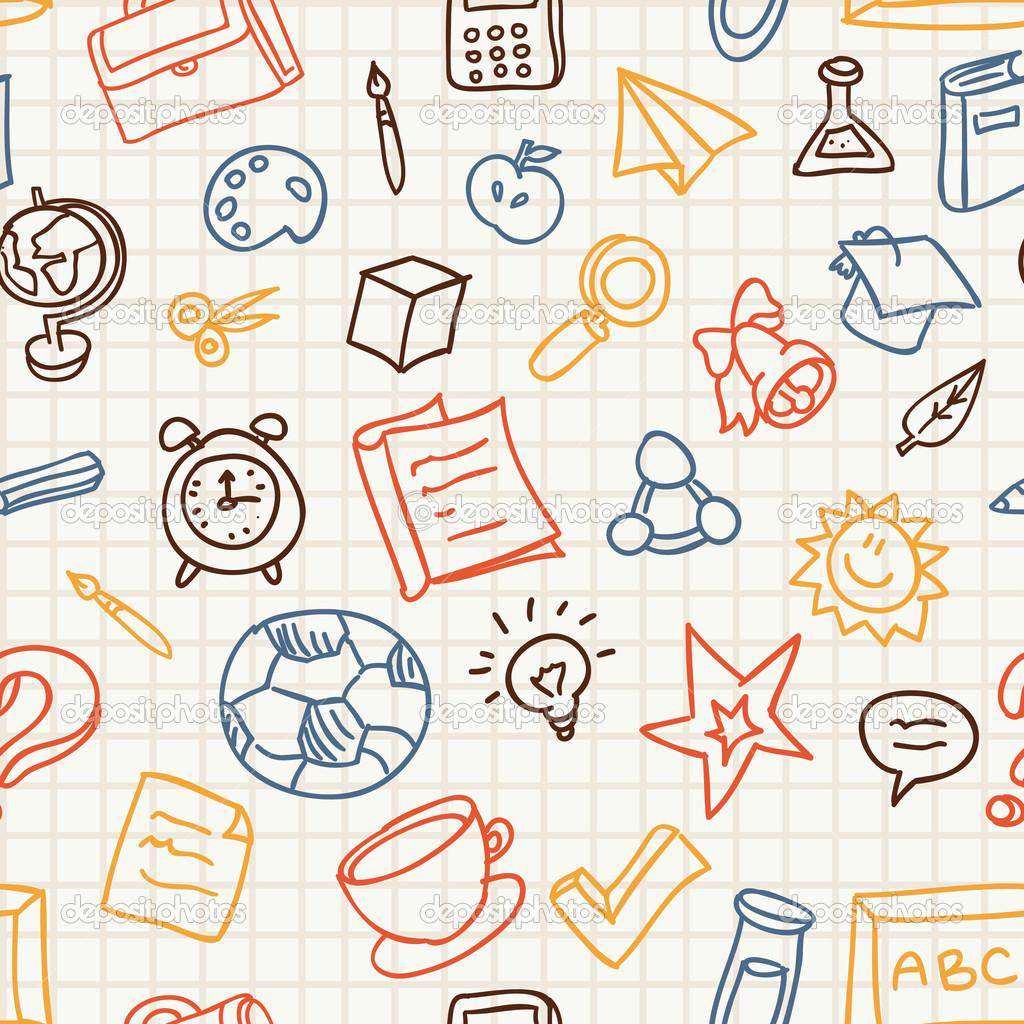 School Icon Patterns School Icon Patterns