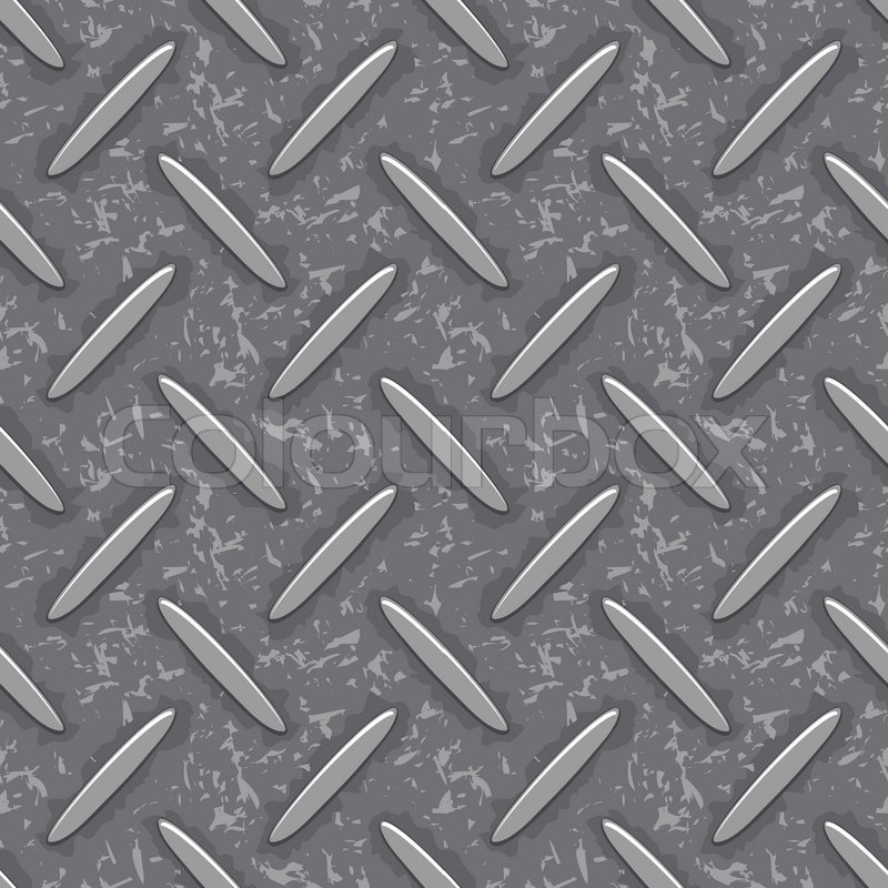 Seamless Diamond Plate Vector