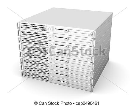 Server Stack Clip Art