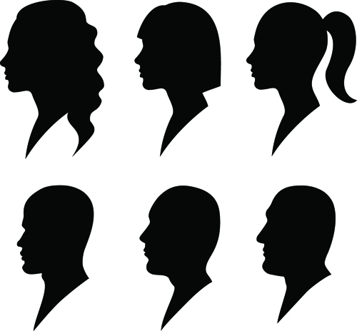Side Profile Face Outline