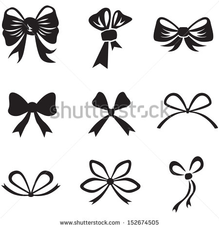 Silhouette with Bow
