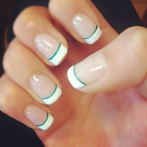 Simple French Tip Nails