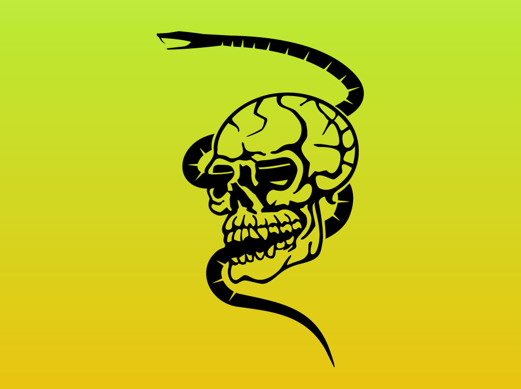 Snake Skull Clip Art