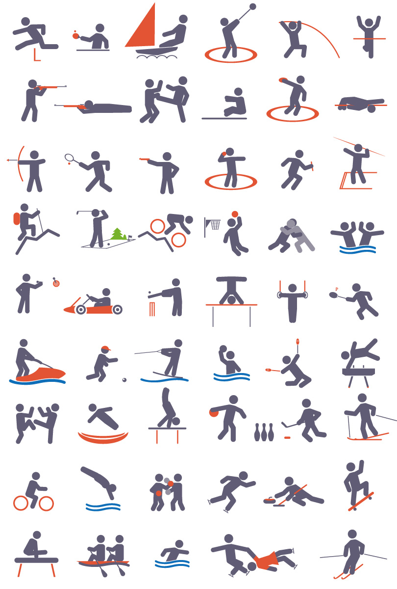 Sports Icons Vector Free Download