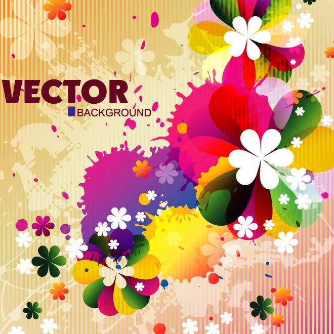Spring Flowers Vector