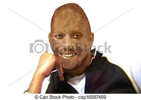Stock-Photo Man with Potato