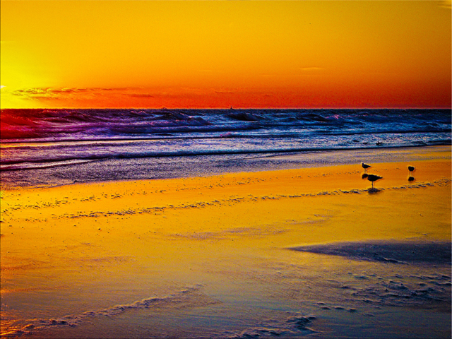 Sunrise On Atlantic Ocean