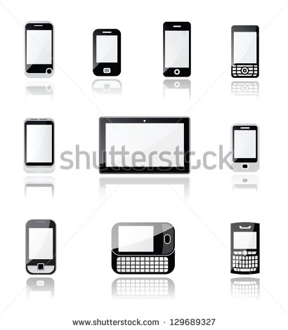 Tablet and Phone Icon Vector