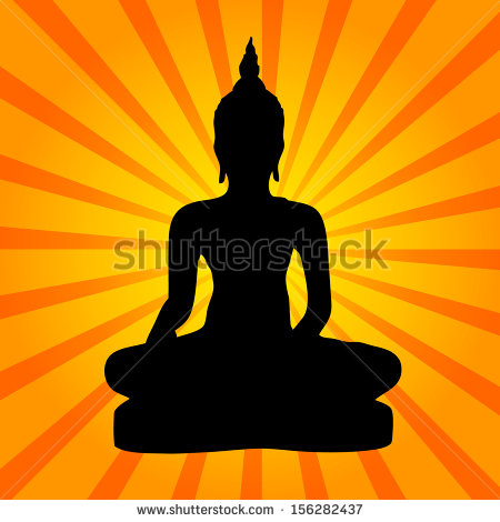 Thai Buddha Silhouette