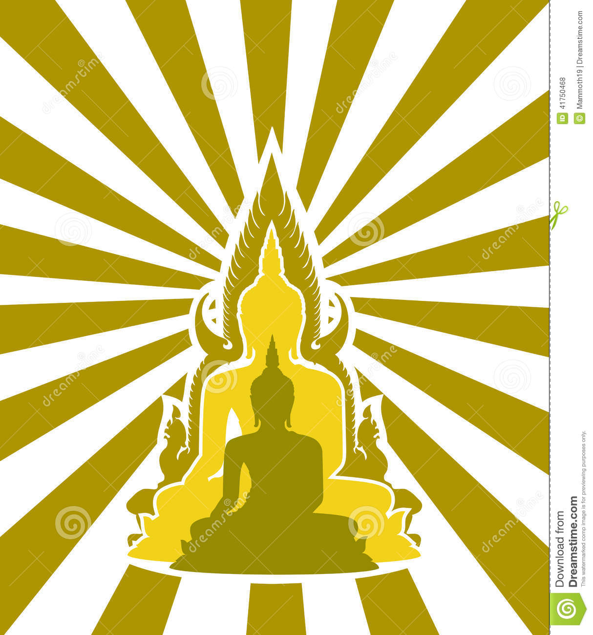 Thai Buddha Vector Thai Buddha Vector