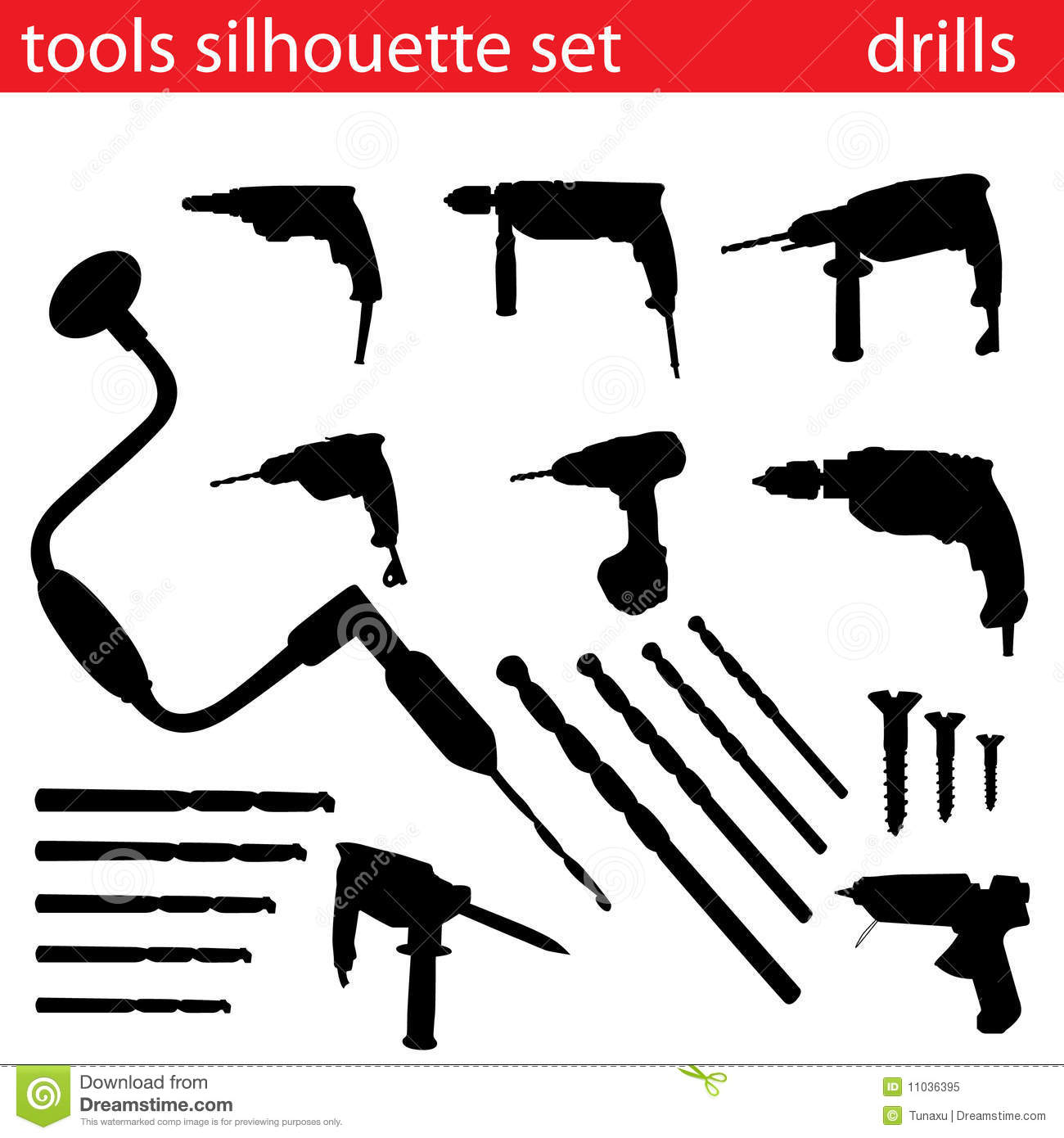 Tool Hammer Silhouette Vector