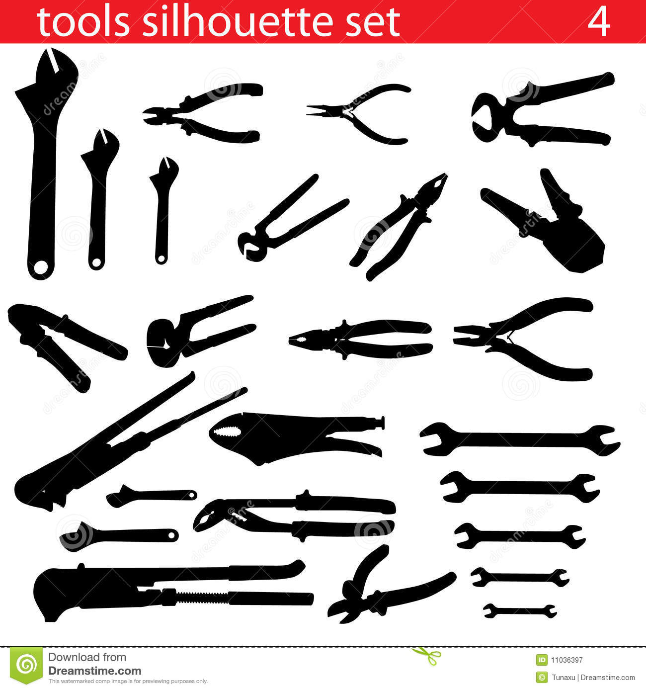 Tool Silhouette Vector Free