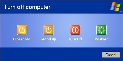 Turn Off Computer Windows XP